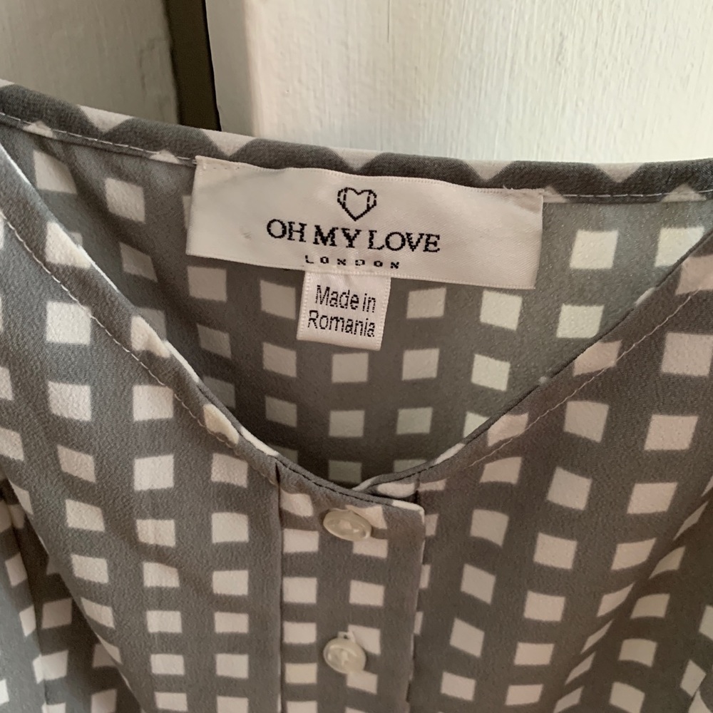 Oh My Love Grid Midi Dress - Picture 5 of 5